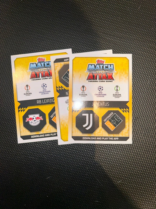 3 random soccer cards